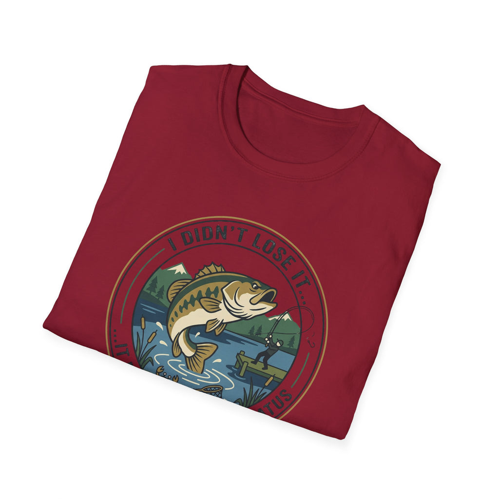 I Didnt Lose It I Escaped Legend Status T-Shirt | Bass Fishing Graphic