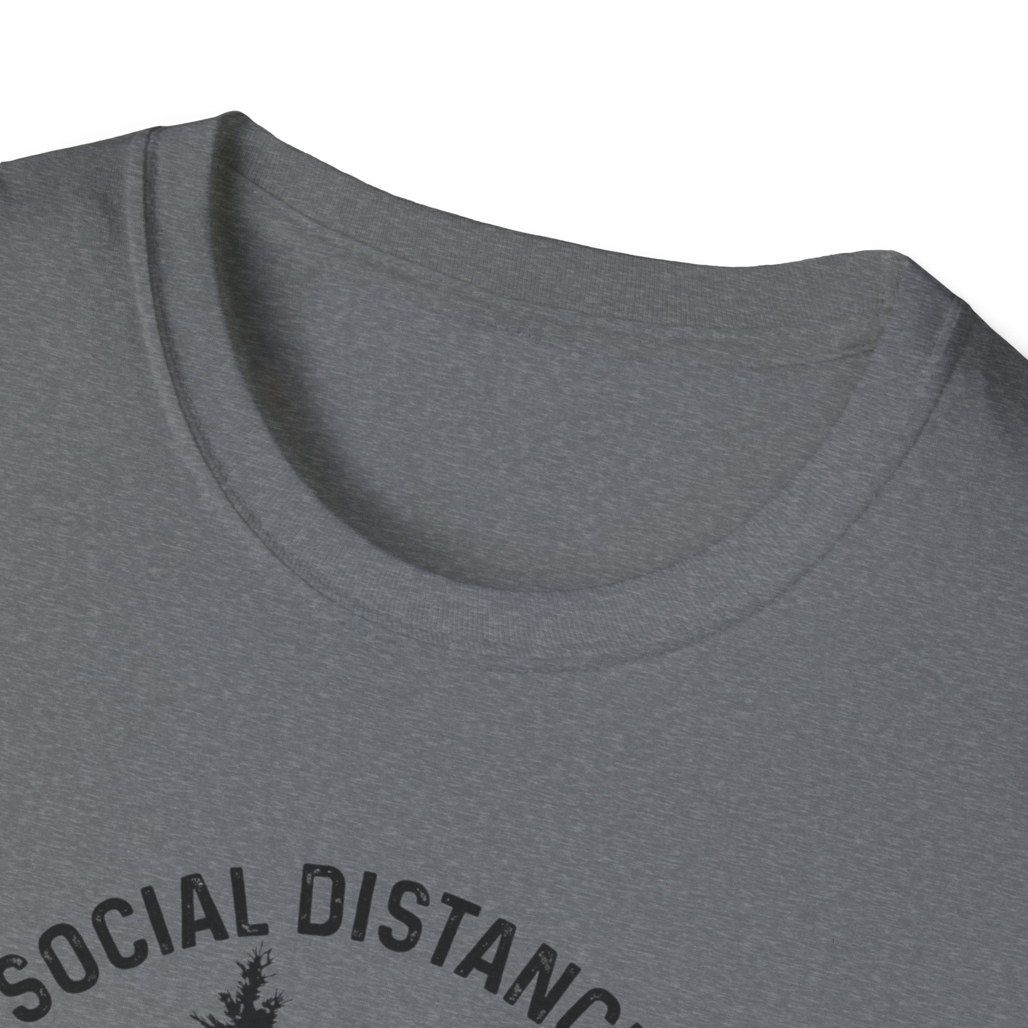 Social Distancing Since 1958 T-Shirt | Bigfoot Sasquatch Graphic