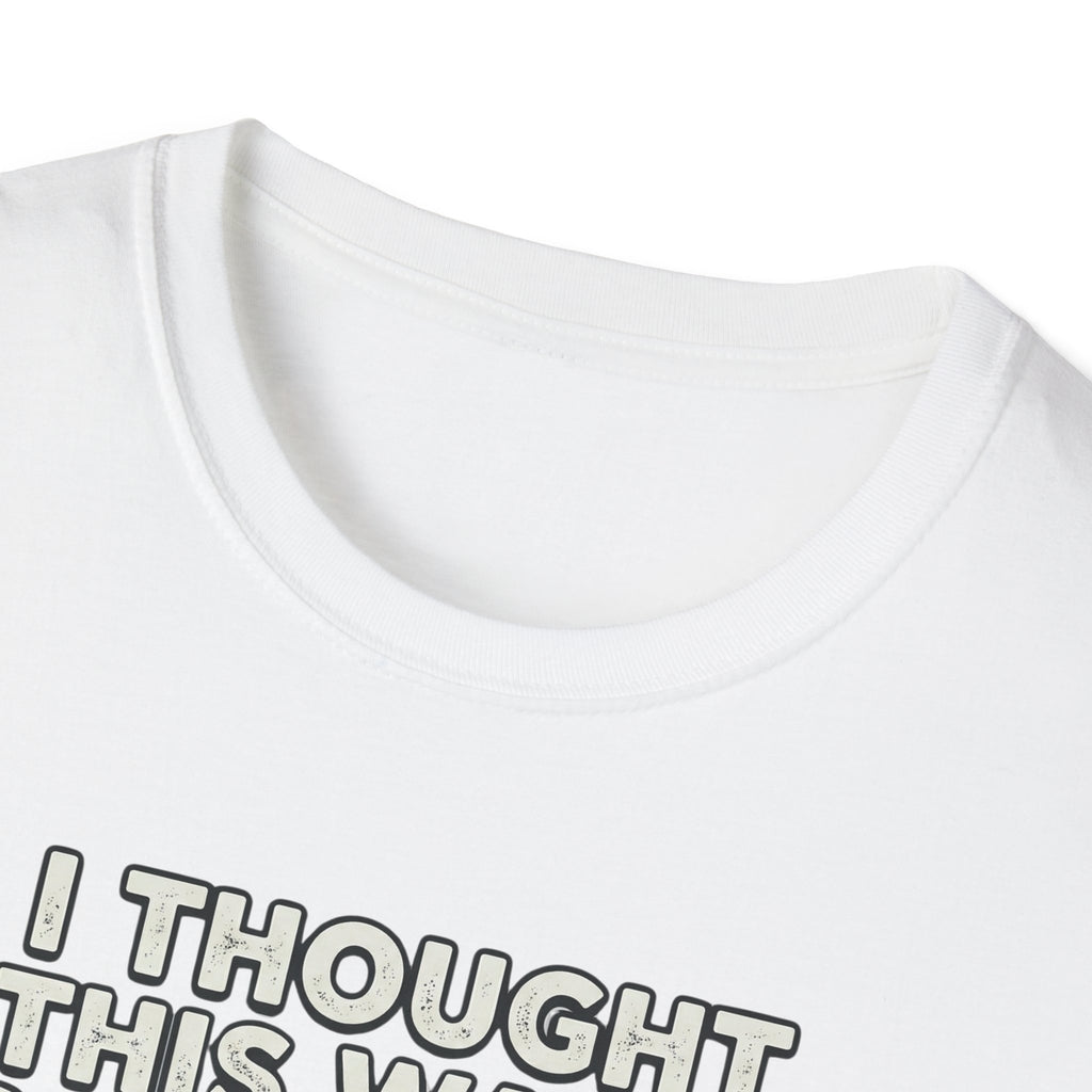 I Thought This Was a Short Hike T-Shirt | Hiking Backpacker Graphic Tee