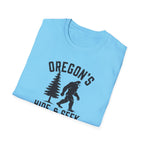Oregon's Hide & Seek Champion T-Shirt | Bigfoot Sasquatch Graphic Tee