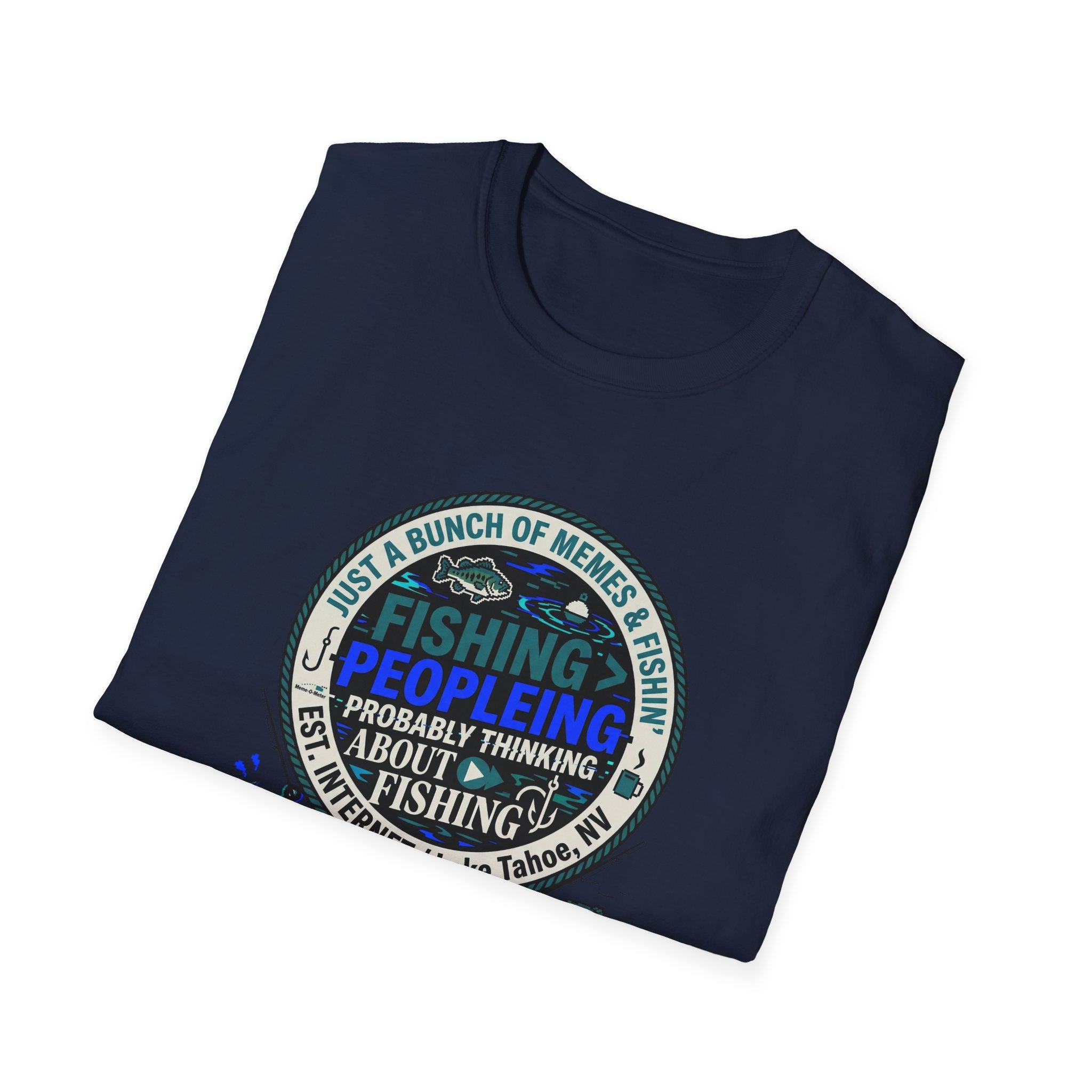 Fishing Peopleleing Probably Thinking About Fishing T-Shirt | Fishing Graphic Tee