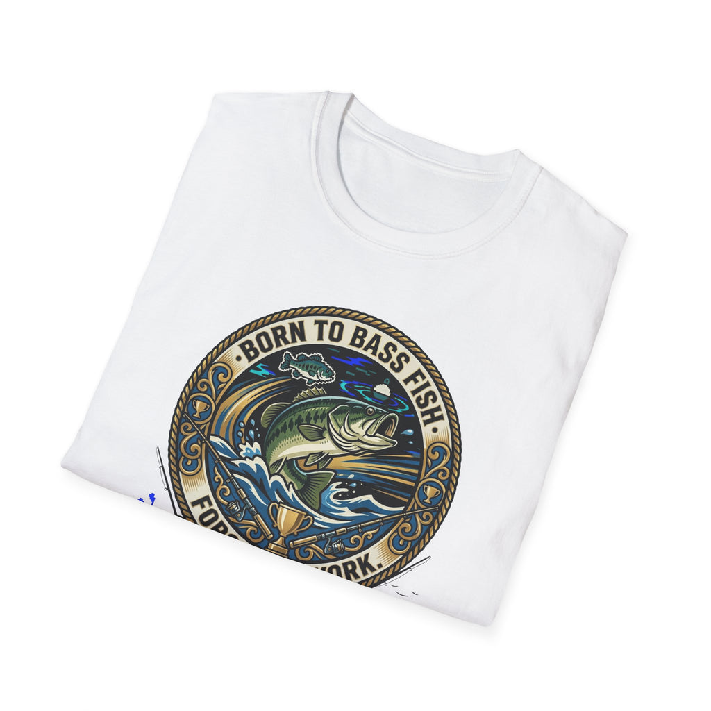 Born to Bass Fish graphic T-Shirt | Fishing Lure Illustration
