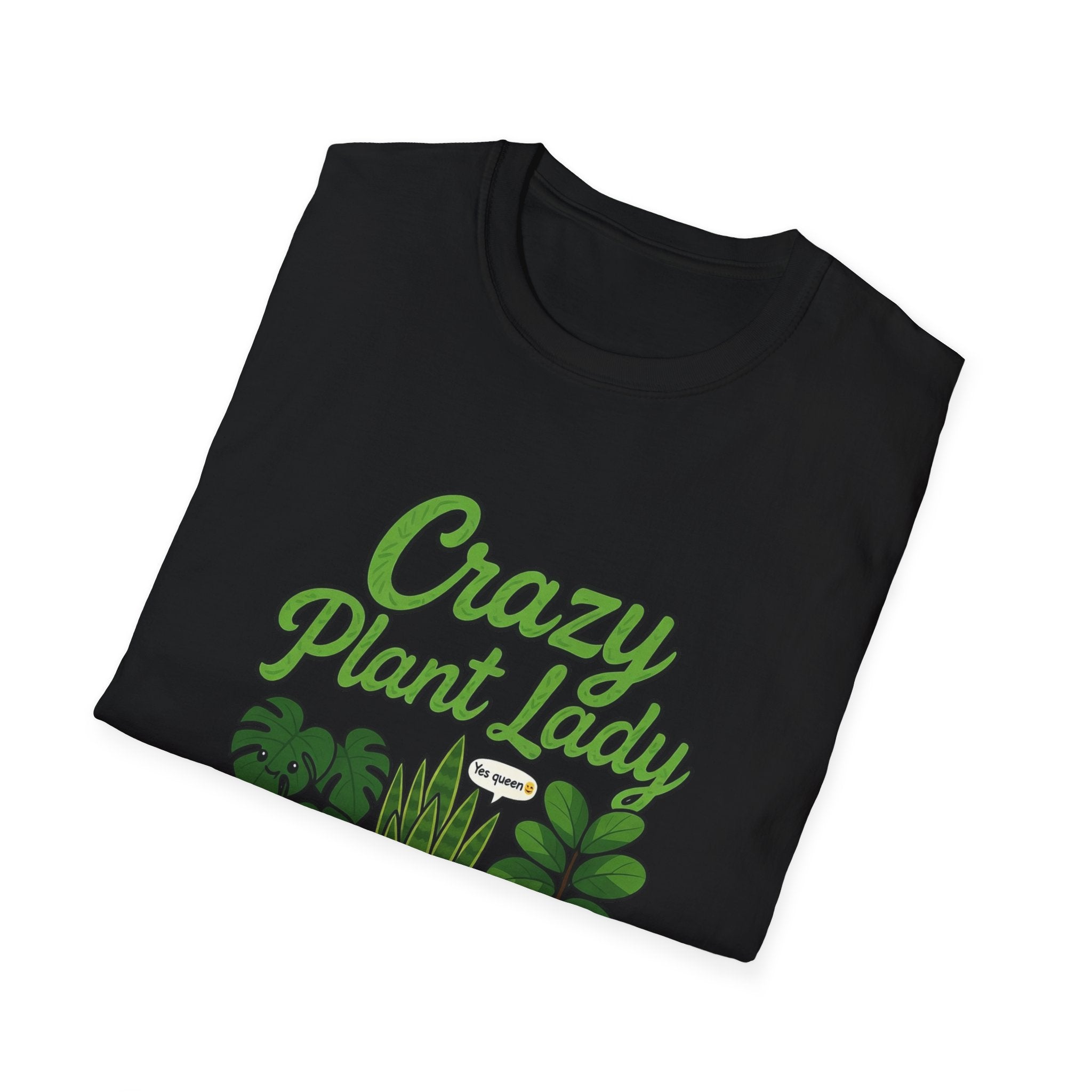 Crazy Plant Lady T-Shirt | Potted Houseplants Graphic Tee