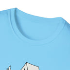 Guess Ill Stay camping tee | Tent and campfire graphic T-Shirt