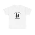 Bigfoot Social Distancing Since 1958 Tee | Sasquatch Forest Graphic Shirt