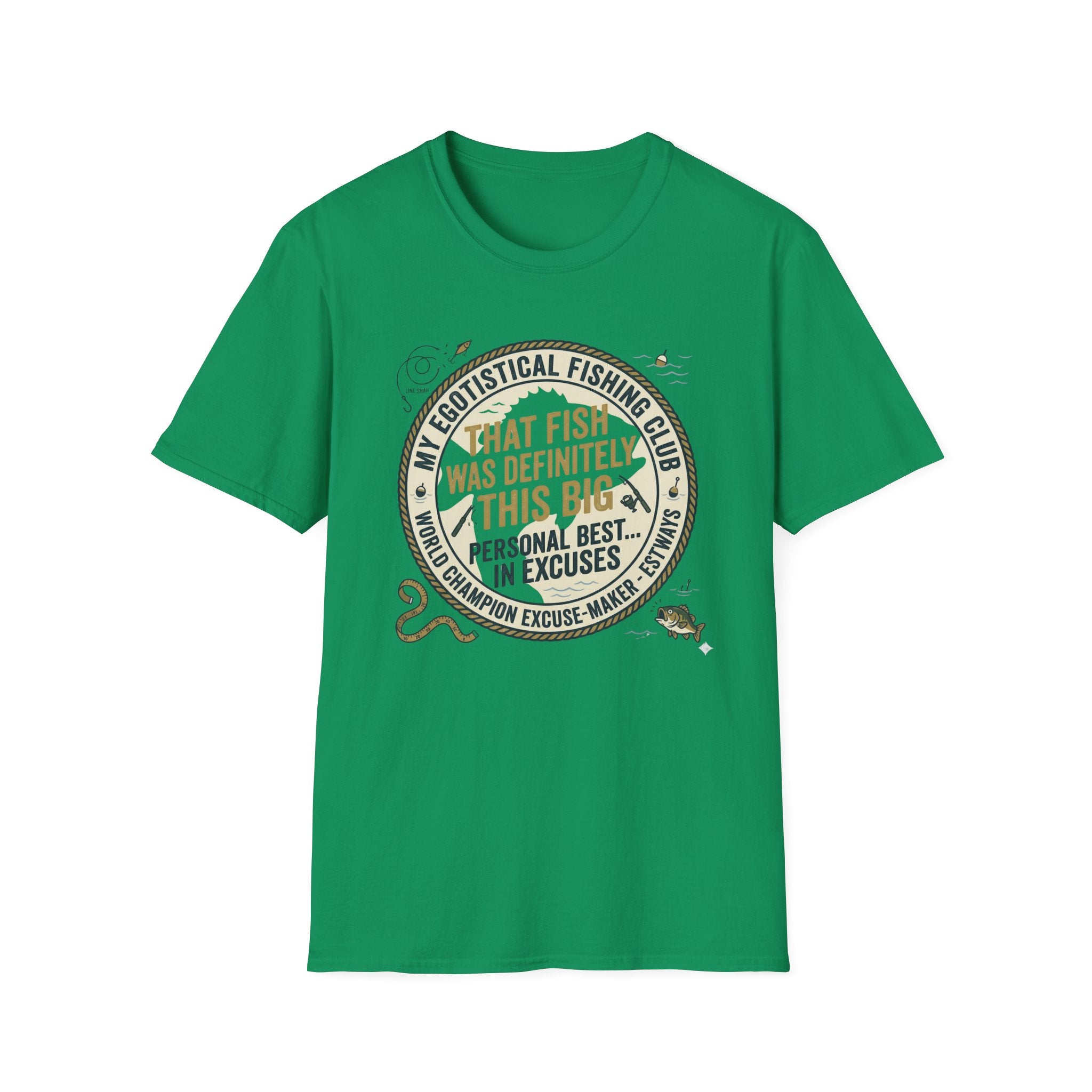 That Fish Was Definitely This Big T-Shirt | Fishing Humor Tee