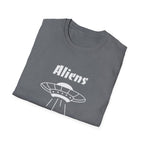Aliens Exist T-Shirt | UFO Cow Abduction Graphic
