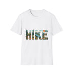 Hike nature typography T-Shirt | Outdoor hiking mountains forest design