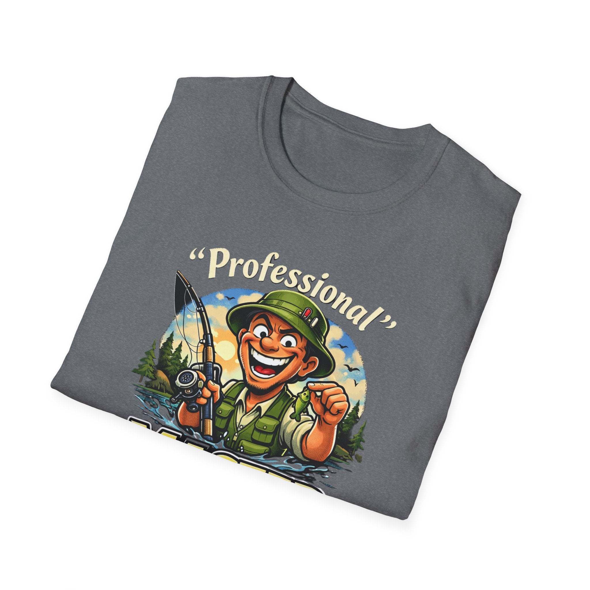 Master Baiter Fisherman T-Shirt | Fishing Graphic Tee, Outdoor Angler Design