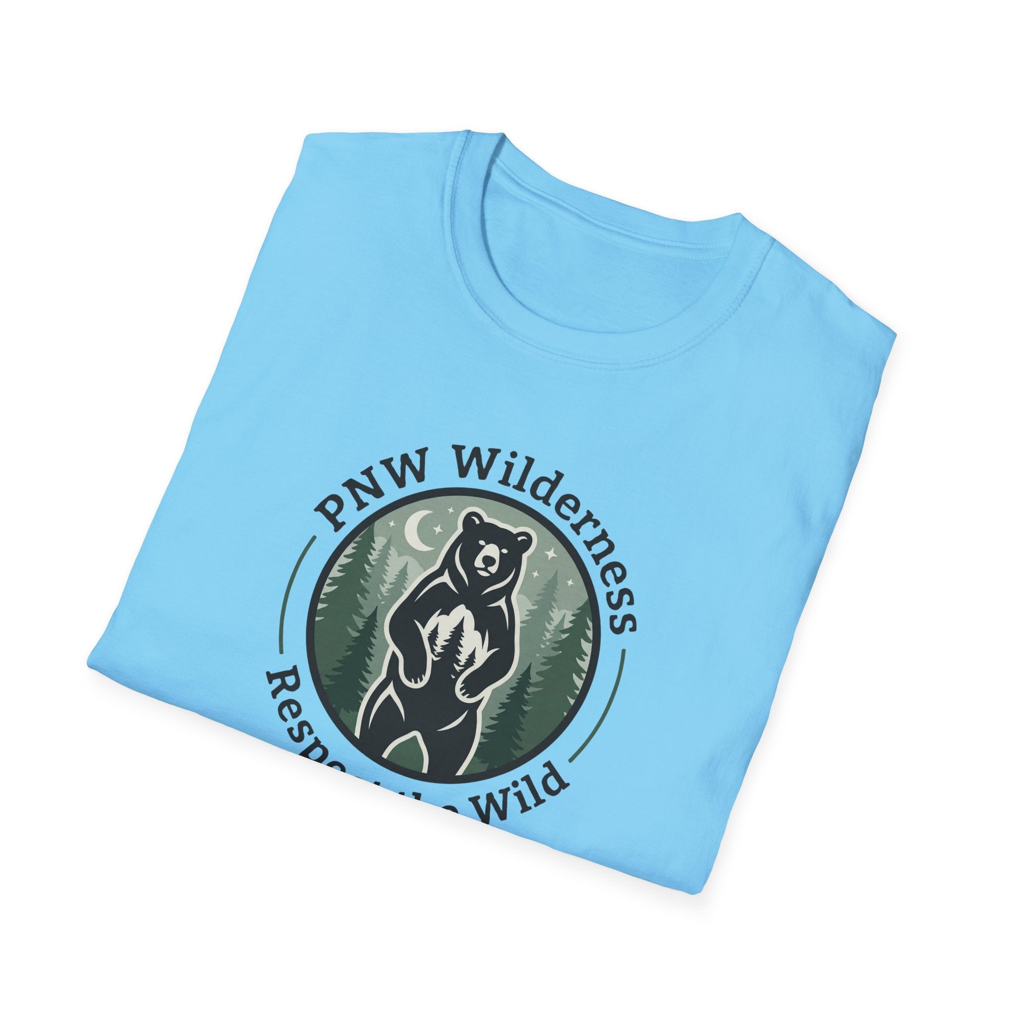 PNW Wilderness Bear Emblem T-Shirt | Respect the Wild
