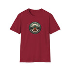 Campfire Club Patch design T-Shirt | Mountain Camping Logo Tee