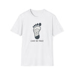Leave No Trace footprint T-Shirt | Hiking mountain print