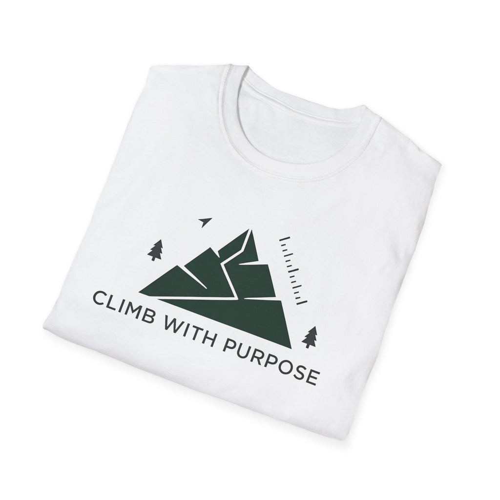 Climb With Purpose T-Shirt | Mountain Graphic Tee