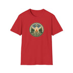 Aliens Prefer Our Campfire Spots T-Shirt | UFO Camping Badge Graphic