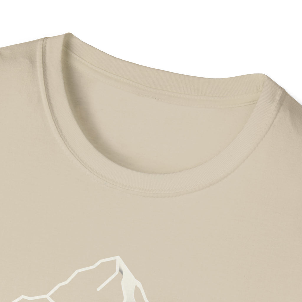 Minimal Olive Branch T-Shirt | Small Chest Graphic, Botanical Tee