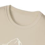 Minimal Olive Branch T-Shirt | Small Chest Graphic, Botanical Tee