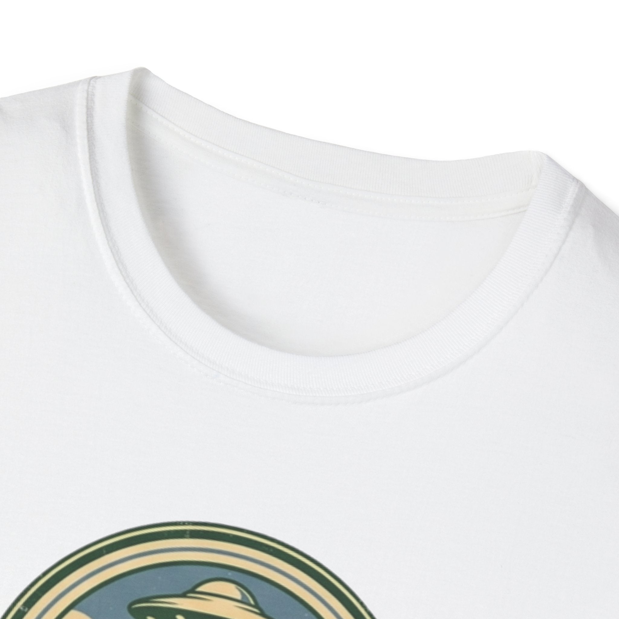 Aliens Prefer Our Campfire Spots T-Shirt | UFO Camping Badge Graphic