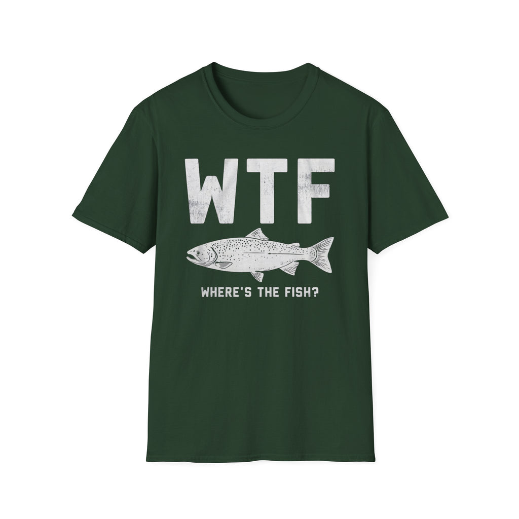 WTF Where's The Fish T-Shirt | Fishing Humor Tee