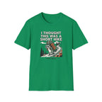 I Thought This Was a Short Hike T-Shirt | Hiking Backpacker Graphic Tee