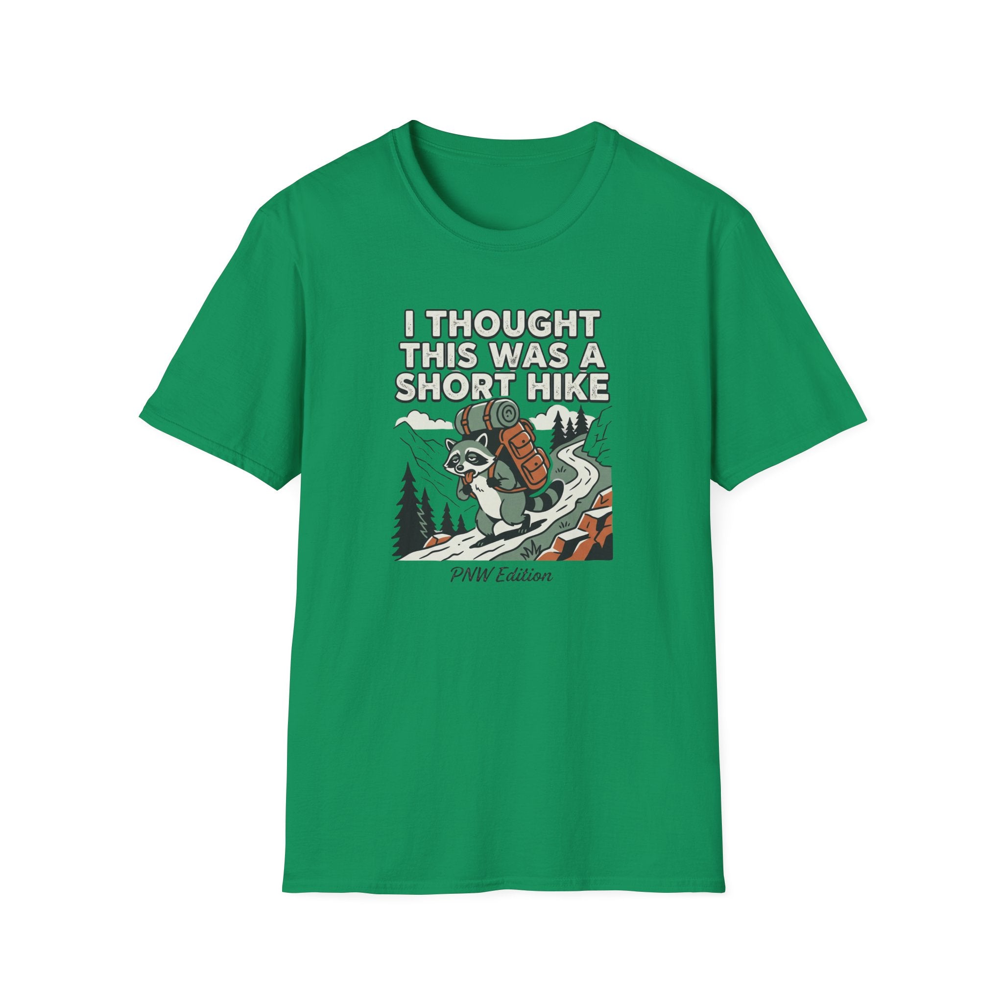 I Thought This Was a Short Hike T-Shirt | Hiking Backpacker Graphic Tee