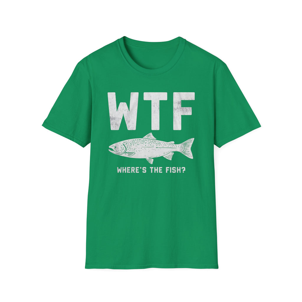 WTF Where's The Fish T-Shirt | Fishing Humor Tee
