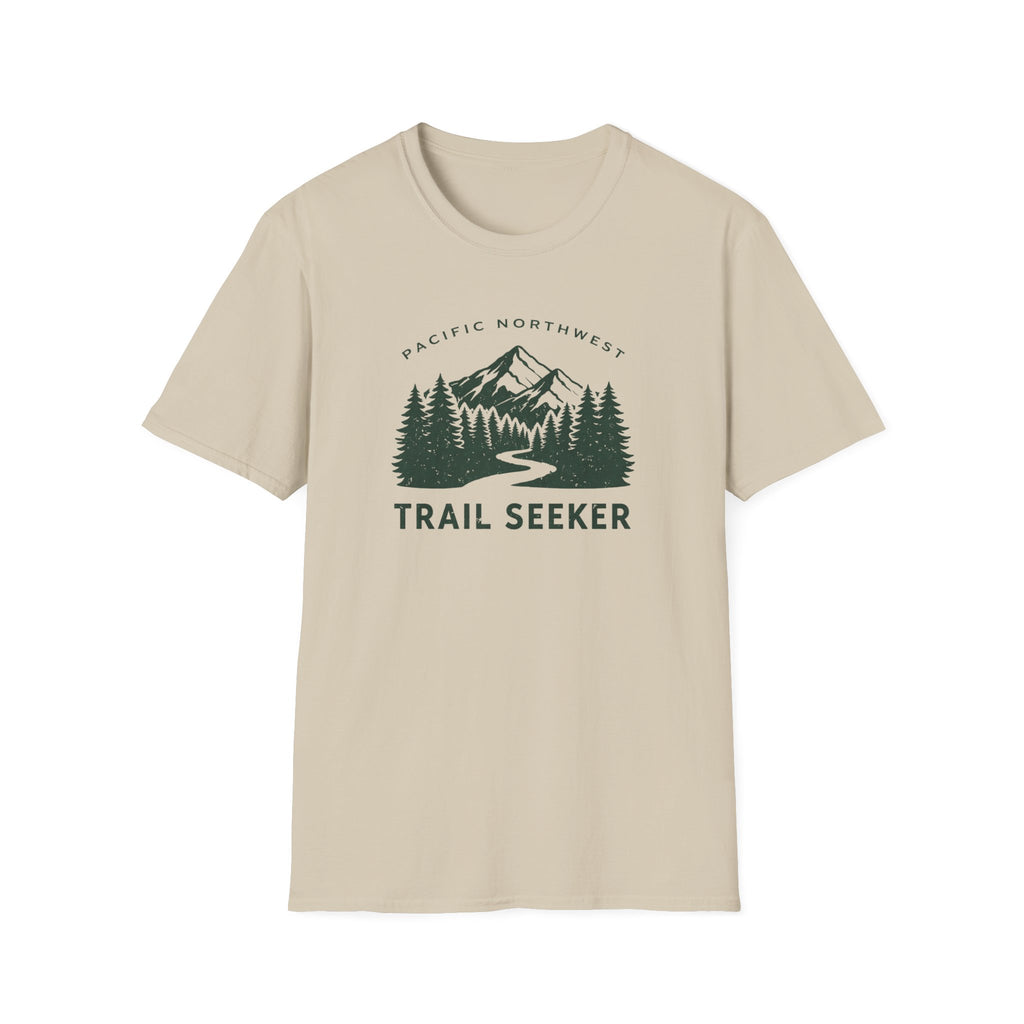 Trail Seeker Mountain Graphic T-Shirt | Pacific Northwest Hiking Tee