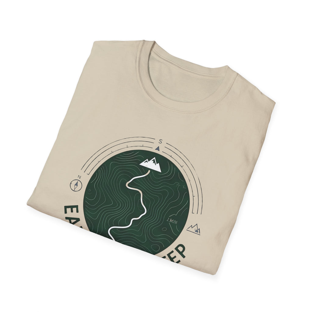 Earn Every Step T-Shirt | Hiking Mountain Trail Graphic
