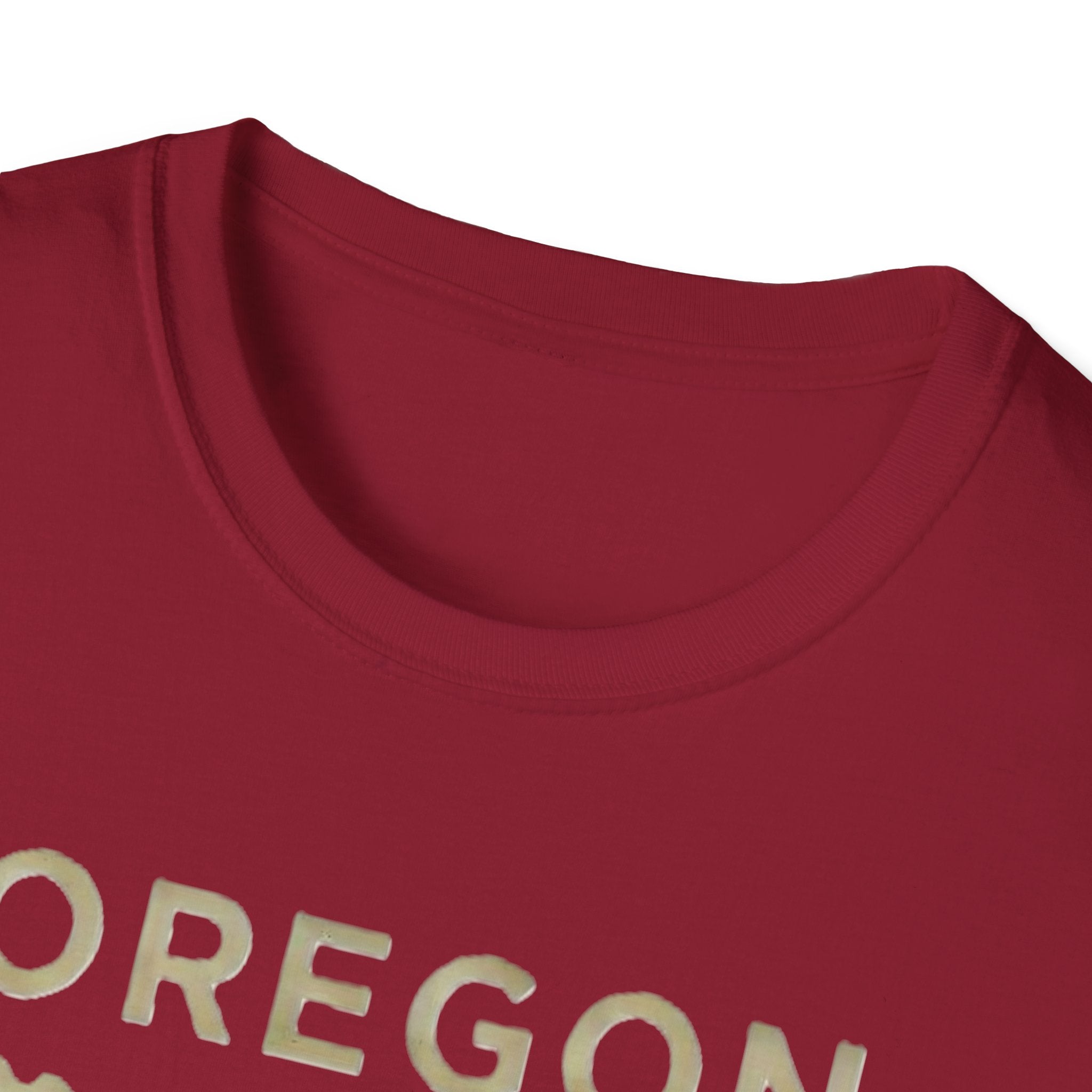 Oregon waterfall state map T-Shirt | River, Pines, Nature