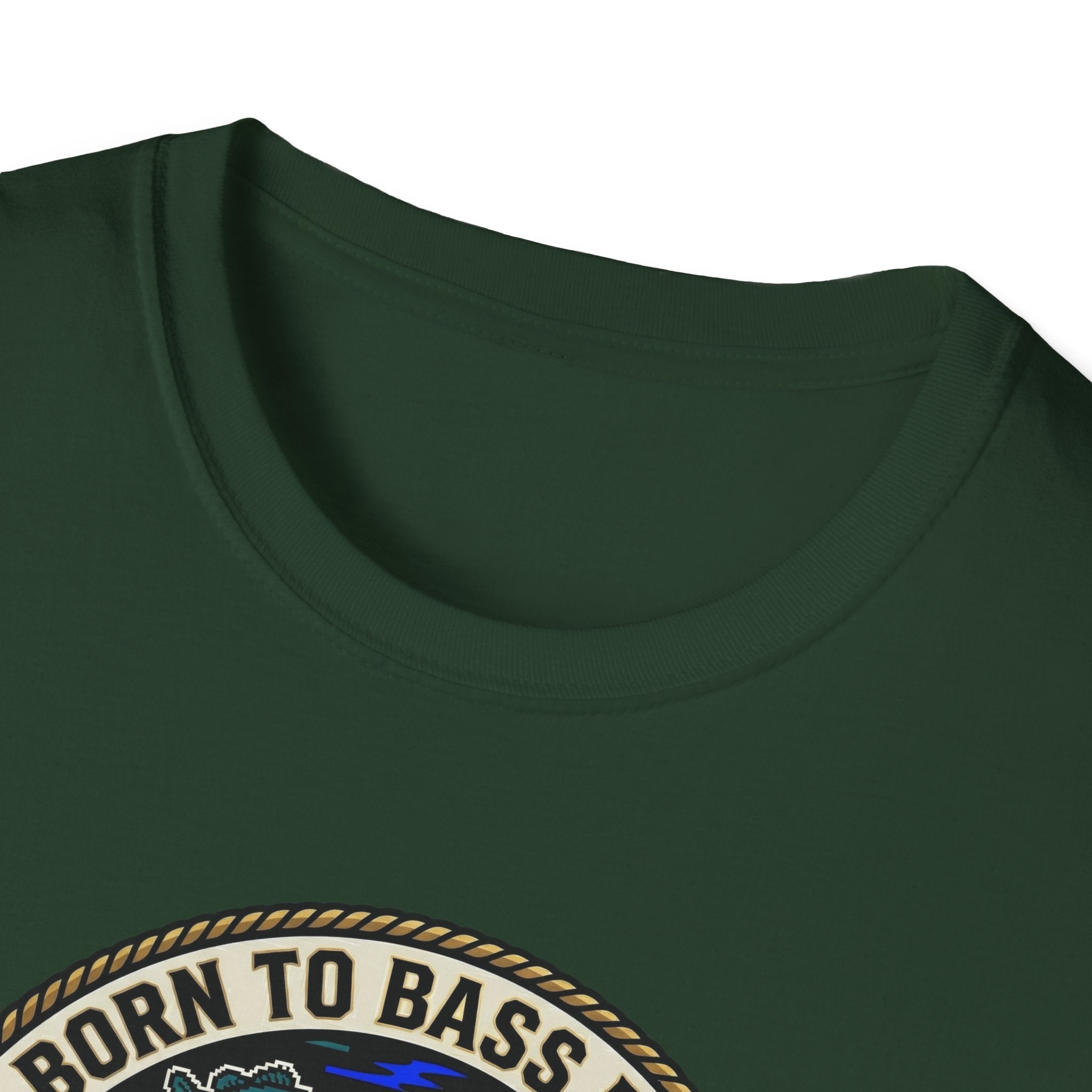 Born to Bass Fish graphic T-Shirt | Fishing Lure Illustration