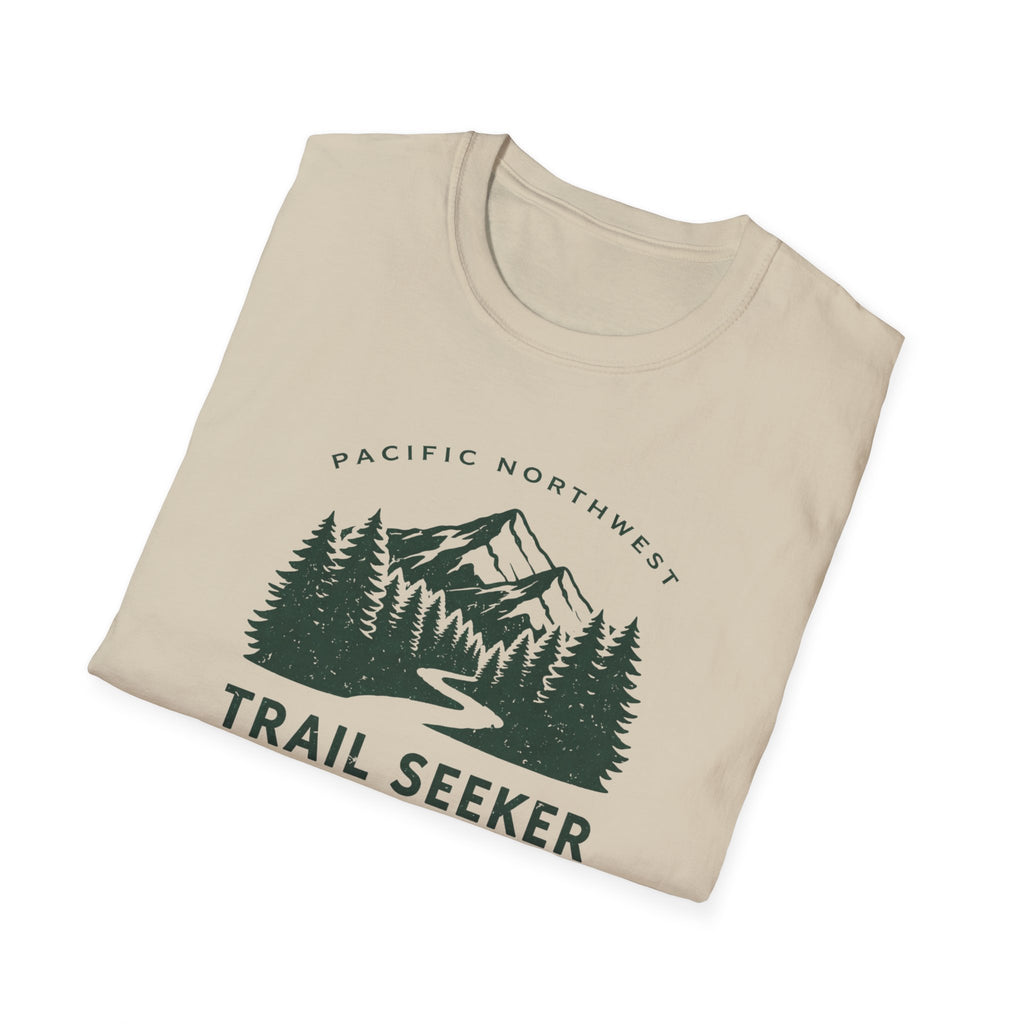 Trail Seeker Mountain Graphic T-Shirt | Pacific Northwest Hiking Tee