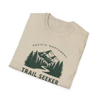 Trail Seeker Mountain Graphic T-Shirt | Pacific Northwest Hiking Tee