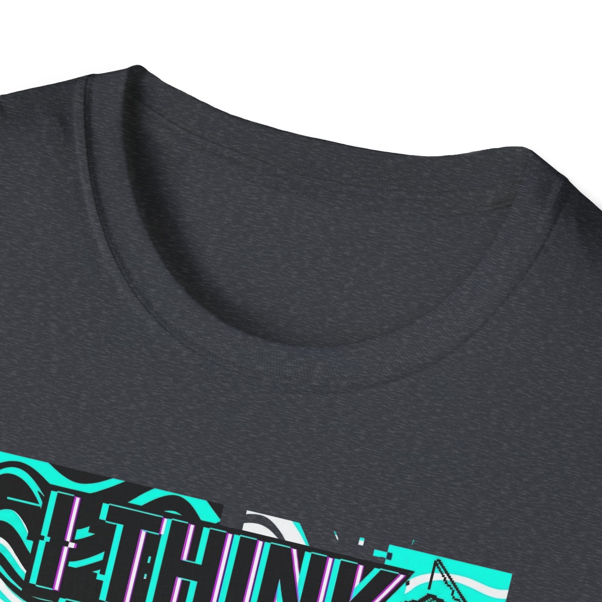Think About Fishing 24/7 T-Shirt | Fishing Graphic Tee, Nautical Wave Design