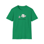 Guess Ill Stay camping tee | Tent and campfire graphic T-Shirt