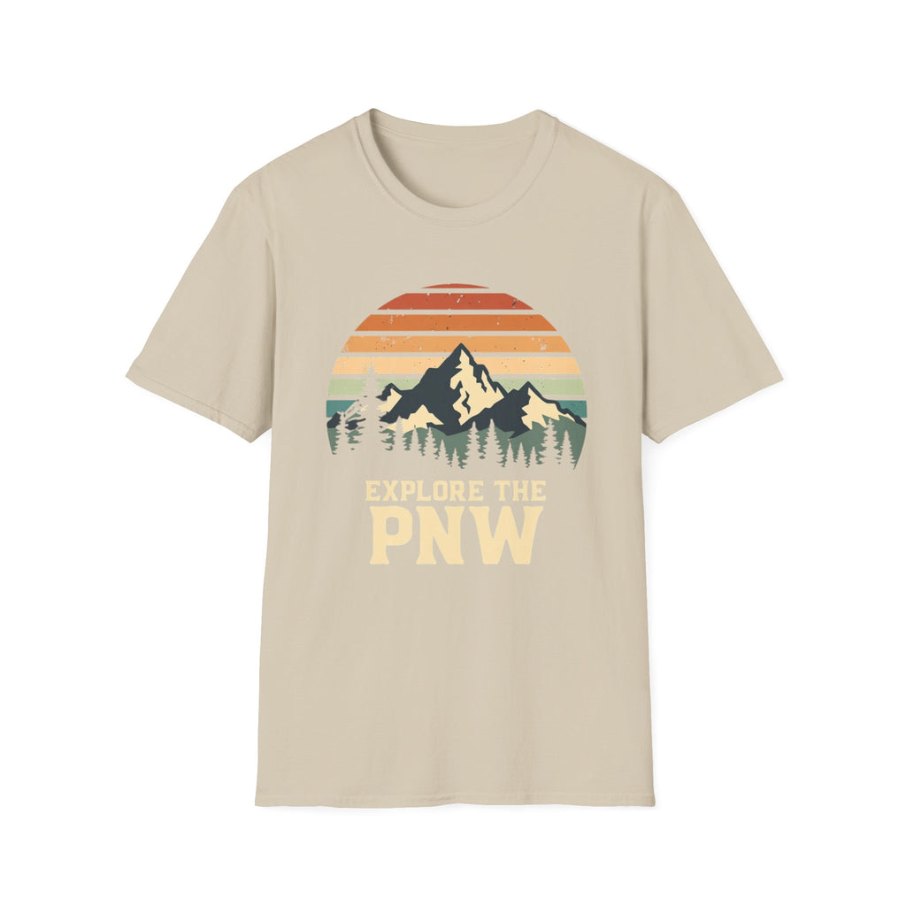 Explore the PNW T-Shirt | Mountain Sunset, Camping, Northwest Adventure