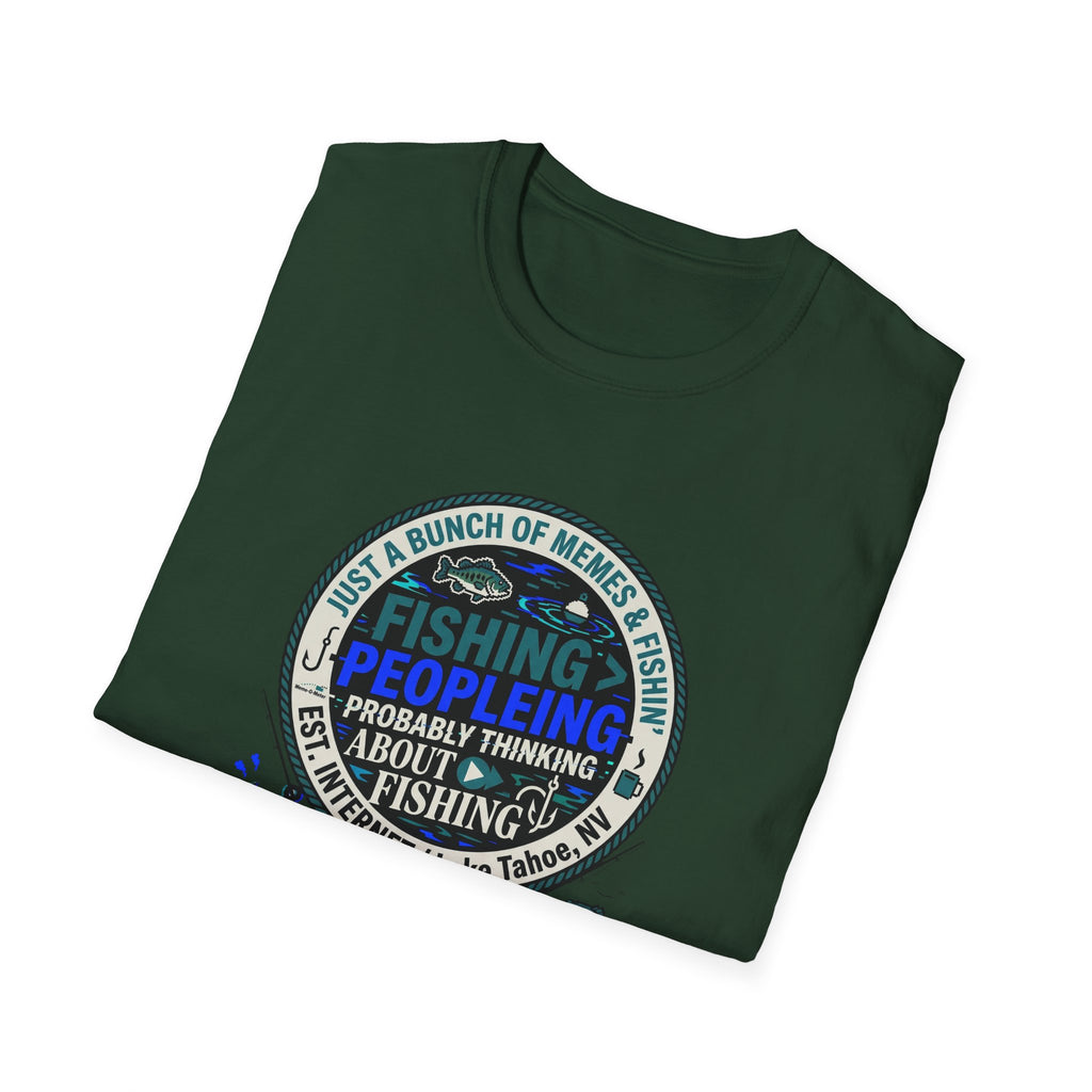 Fishing Peopleleing Probably Thinking About Fishing T-Shirt | Fishing Graphic Tee