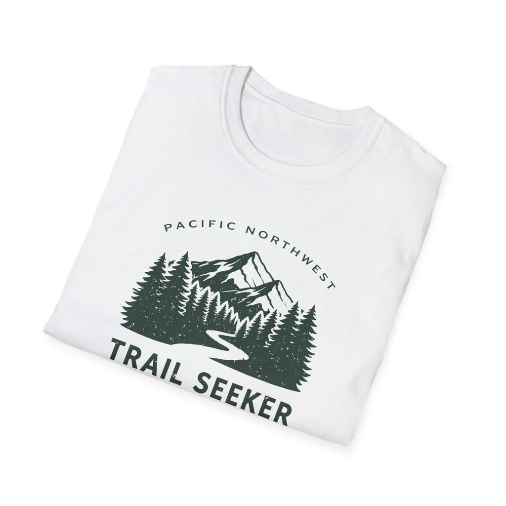Trail Seeker Mountain Graphic T-Shirt | Pacific Northwest Hiking Tee