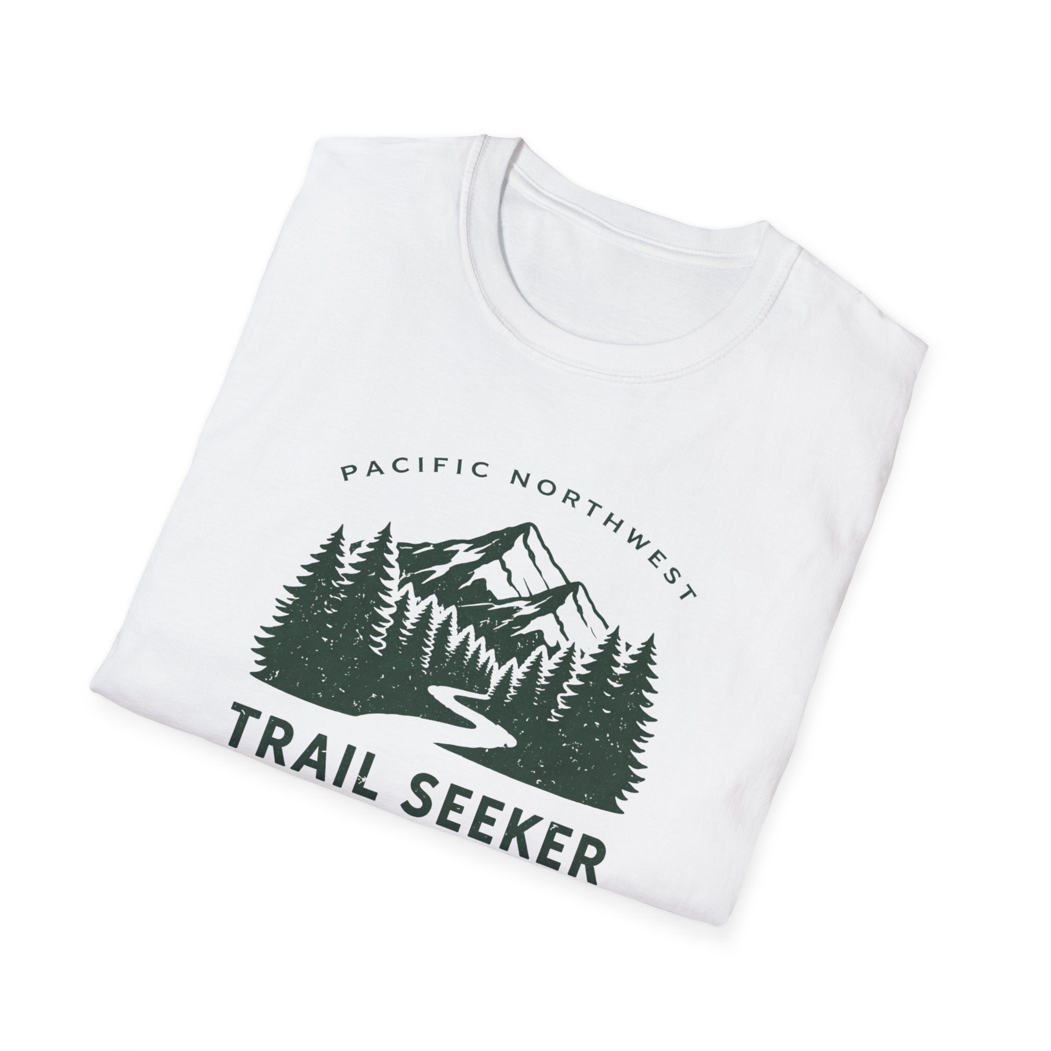 Trail Seeker Mountain Graphic T-Shirt | Pacific Northwest Hiking Tee