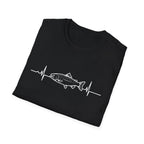 Trout Heartbeat Line T-Shirt | Fishing Graphic