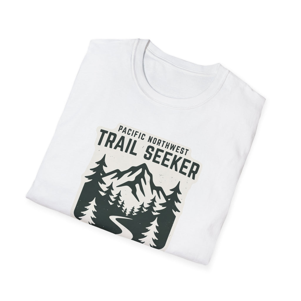 Trail Seeker Mountain Design T-Shirt | Pacific Northwest Hiking Shirt