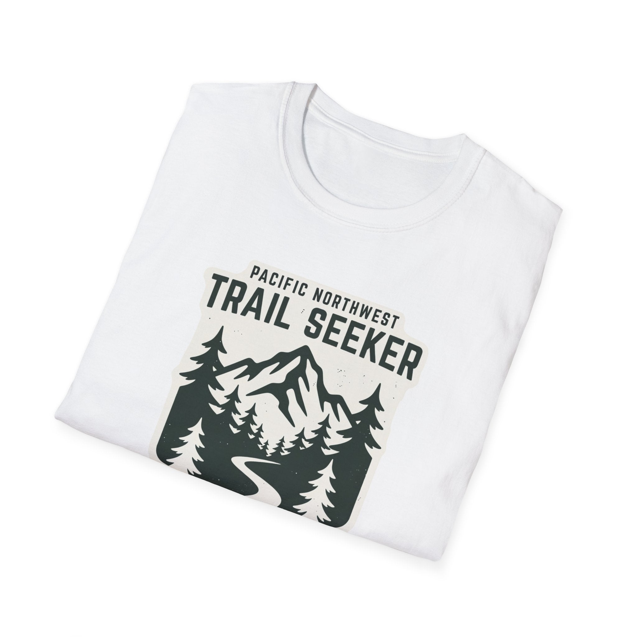 Trail Seeker Mountain Design T-Shirt | Pacific Northwest Hiking Shirt