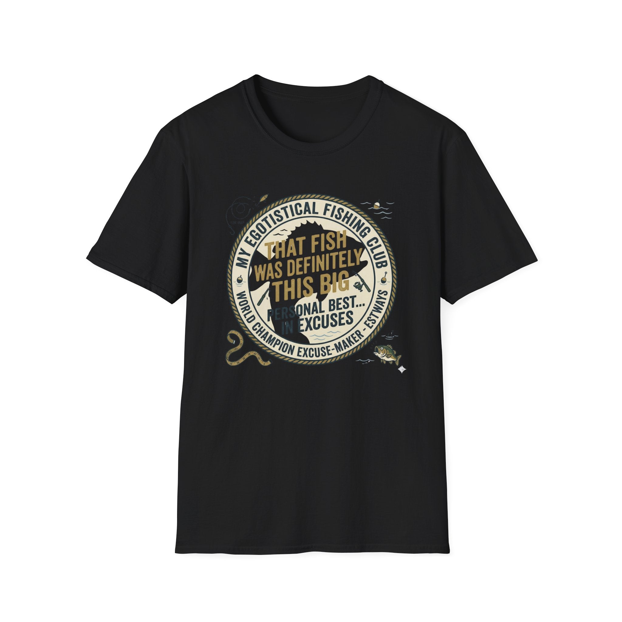 That Fish Was Definitely This Big T-Shirt | Fishing Humor Tee