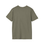 Stayed for the Coffee mountain camping badge T-Shirt | coffee hiking logo
