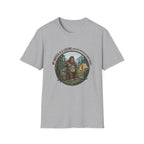 Dad is a Legend Camping T-Shirt | Bear, Campfire, Tent Cabin Illustration