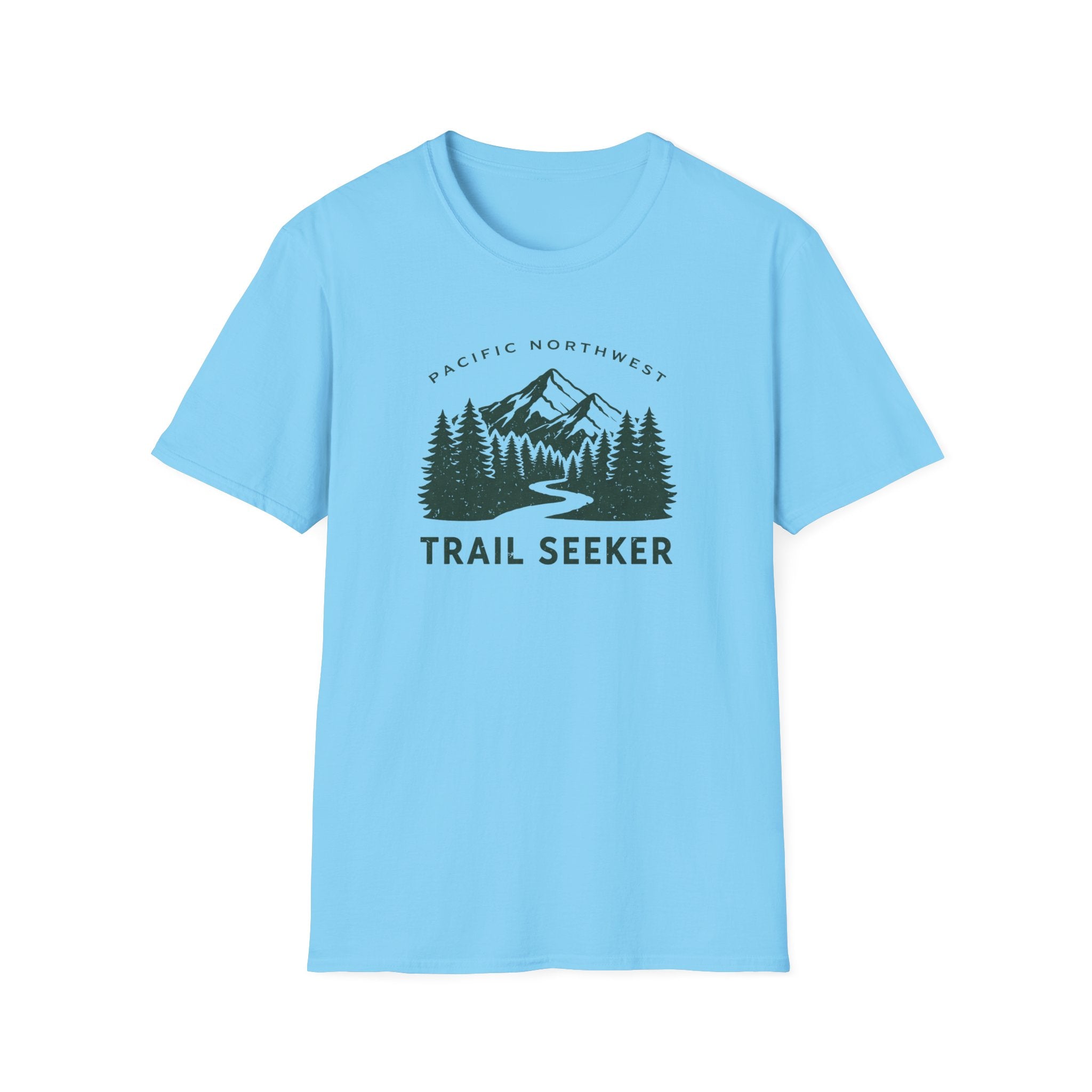 Trail Seeker Mountain Graphic T-Shirt | Pacific Northwest Hiking Tee