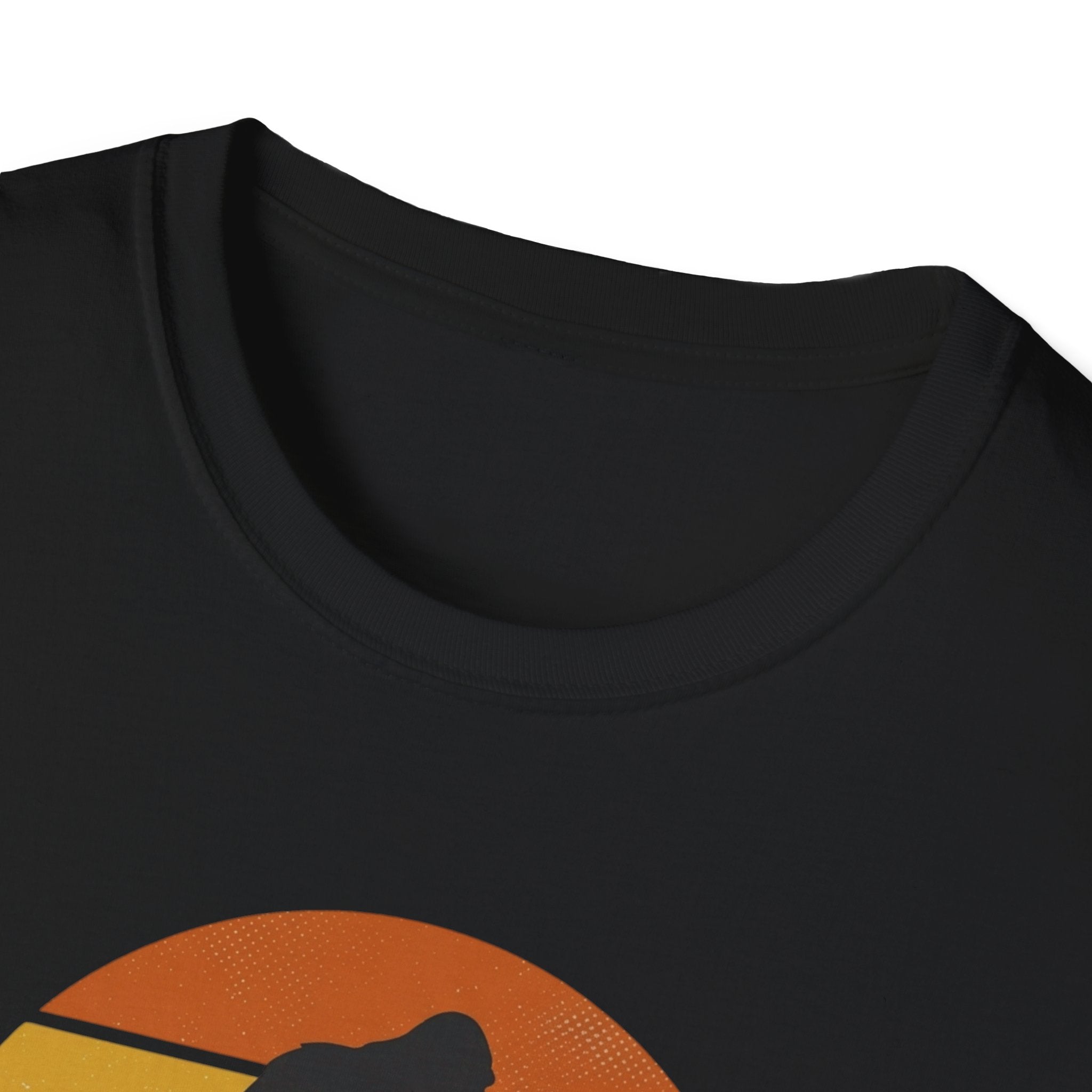 Bigfoot Silhouette Sunset T-Shirt | Retro Sasquatch Design