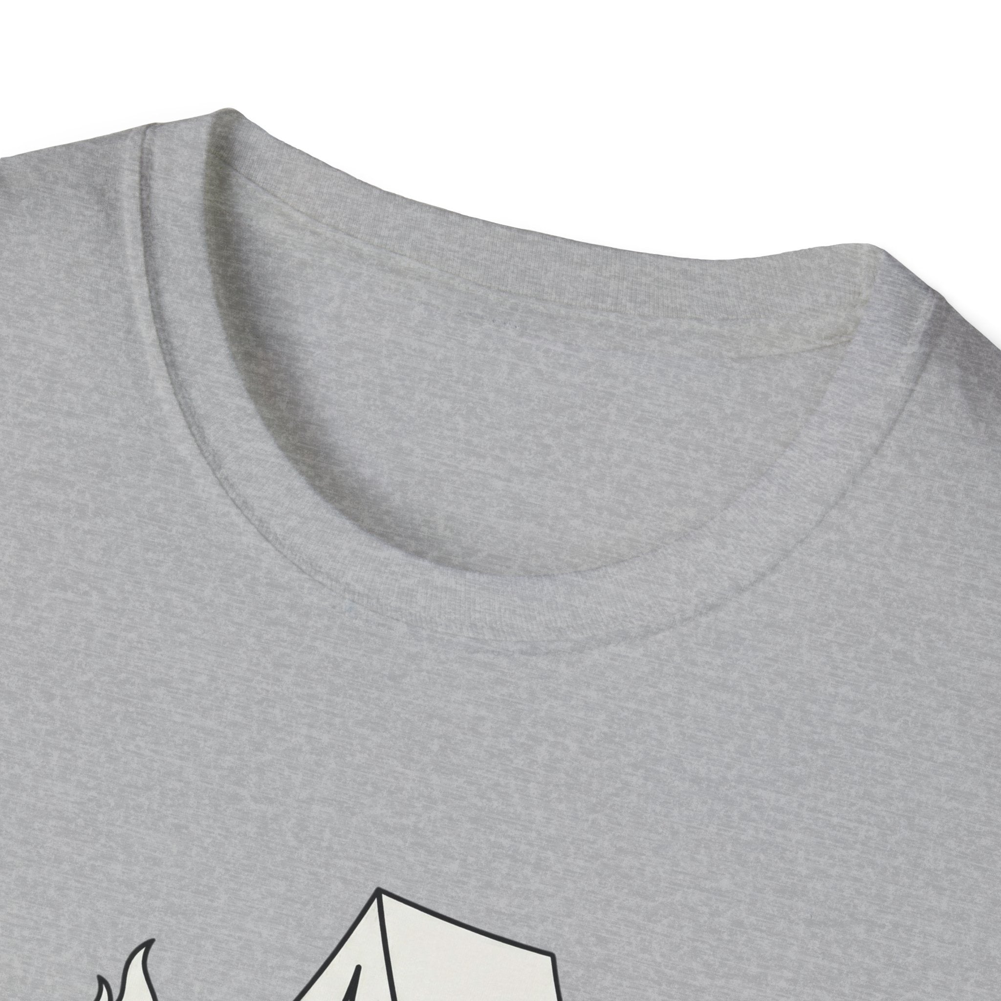Guess Ill Stay camping tee | Tent and campfire graphic T-Shirt