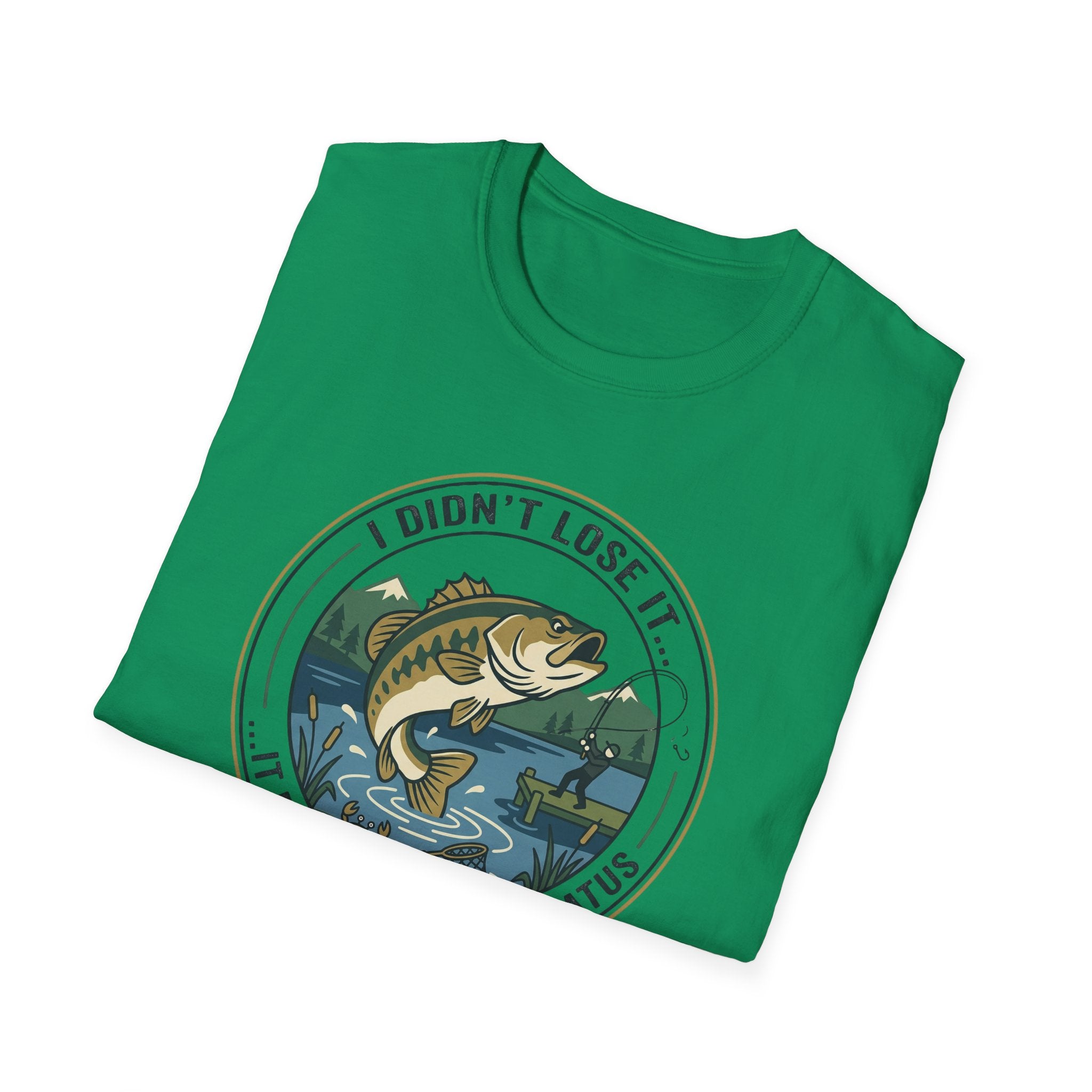 I Didnt Lose It I Escaped Legend Status T-Shirt | Bass Fishing Graphic