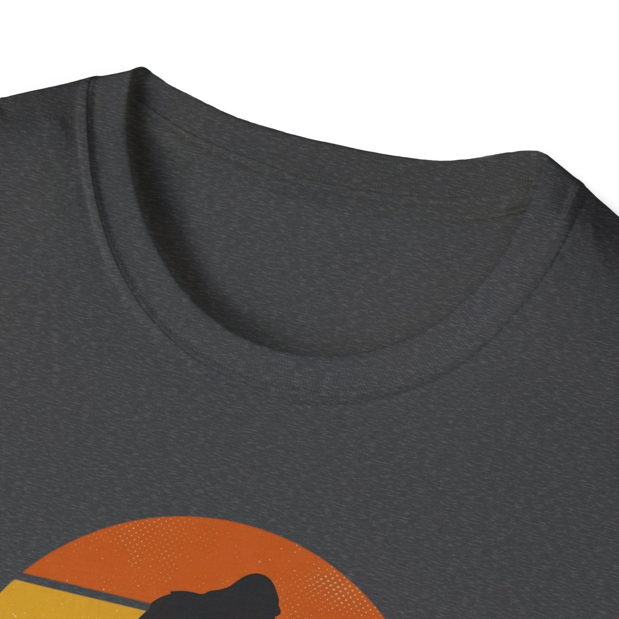 Bigfoot Silhouette Sunset T-Shirt | Retro Sasquatch Design