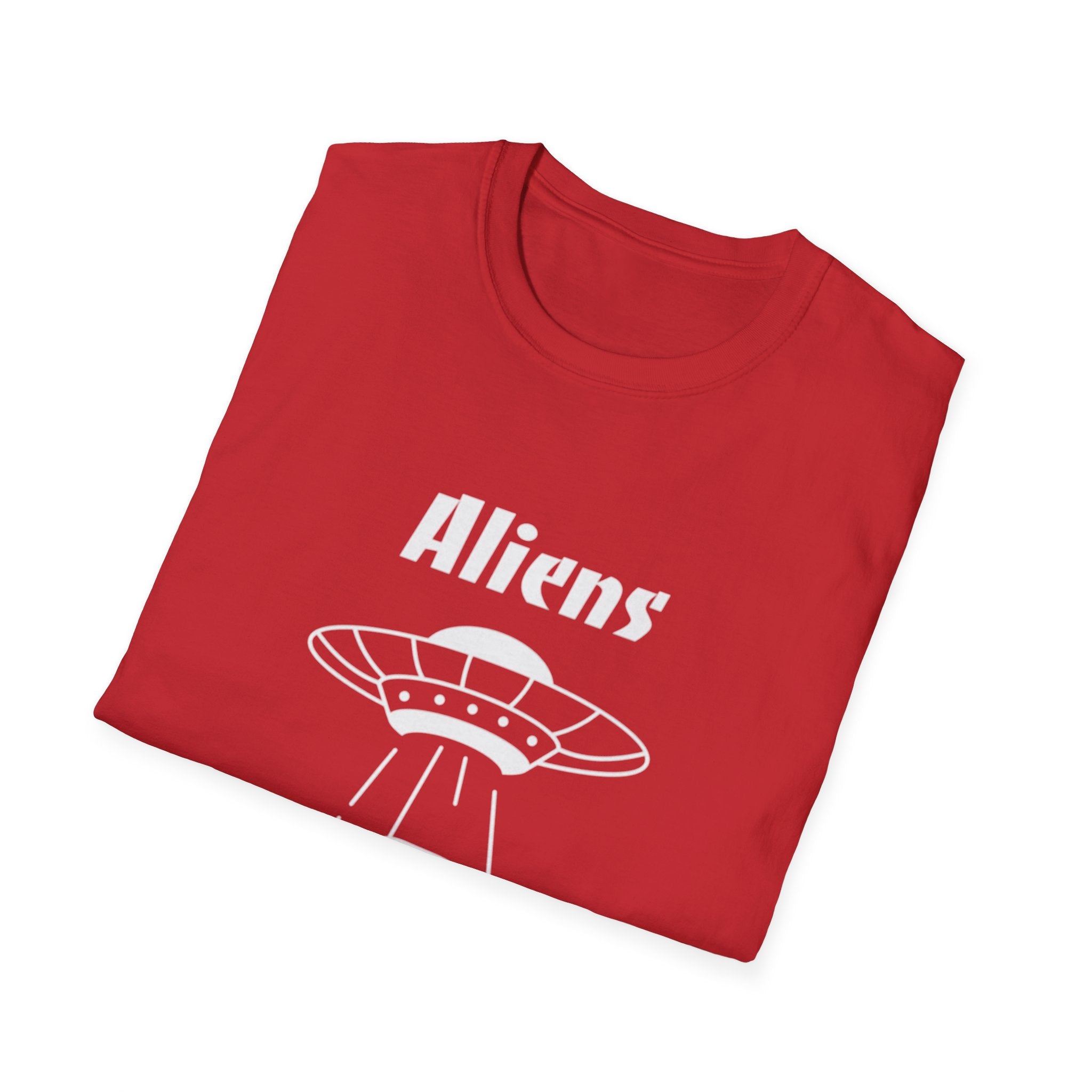 Aliens Exist T-Shirt | UFO Cow Abduction Graphic