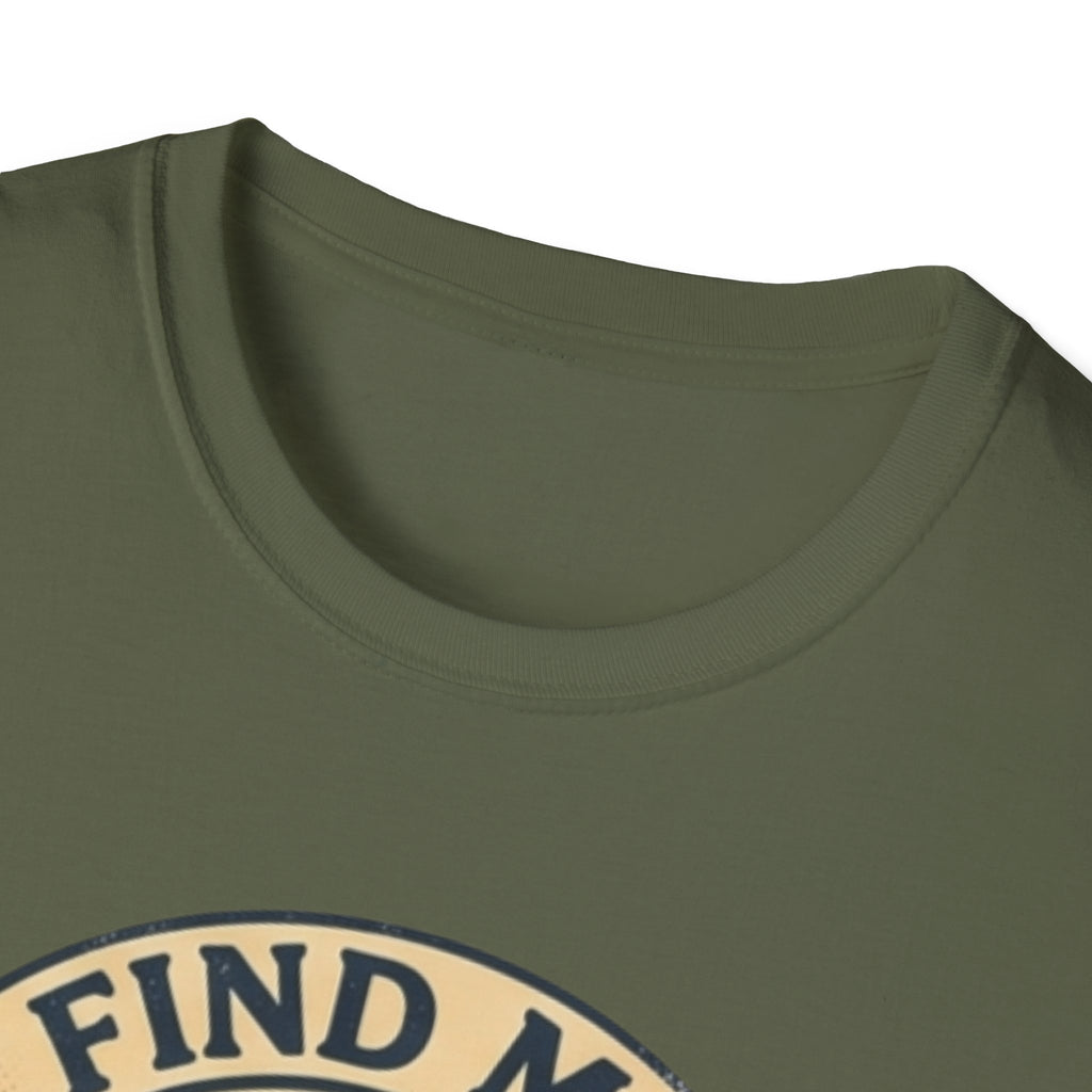 Find Me by the Fire T-Shirt | Campfire Mountains Camping Tee